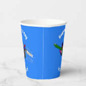 Gobelets En Papier Tortue volante (Droite)