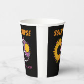 Gobelets En Papier Total éclipse solaire 2024 pop art design (Droite)