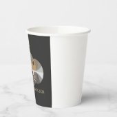 Gobelets En Papier Total Solar Eclipse 2025 drôle de design. Totalité (Gauche)