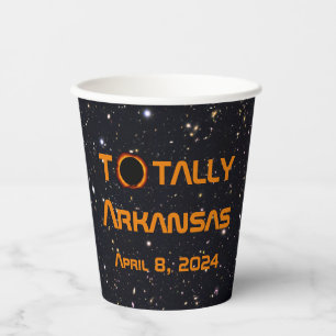 Gobelets En Papier Totalement Arkansas 2024 Solar Eclipse