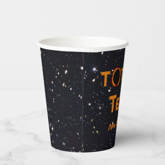 Gobelets En Papier Totalement Texas 2024 Solar Eclipse (Droite)