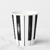 Gobelets En Papier Touches de piano (Recto)