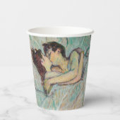Gobelets En Papier Toulouse-Lautrec - En Lit, Baiser (Verso)