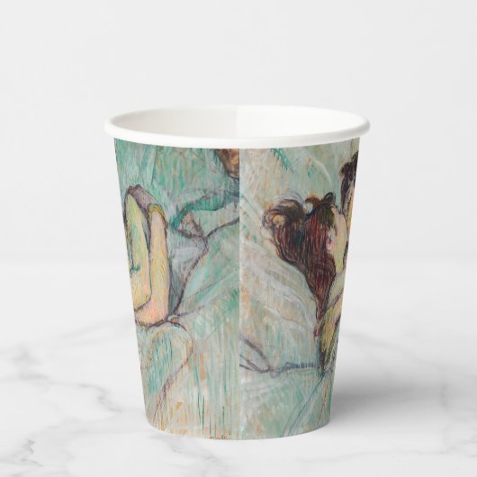 Gobelets En Papier Toulouse-Lautrec - En Lit, Baiser (Gauche)