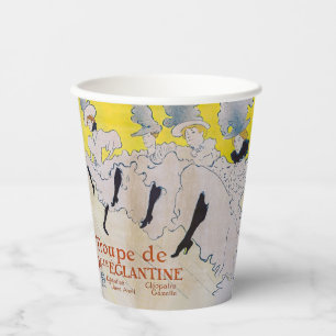 Gobelets En Papier Toulouse-Lautrec - Troupe de Mlle Eglantine