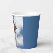 Gobelets En Papier Tour de télécommunications micro-ondes (Gauche)