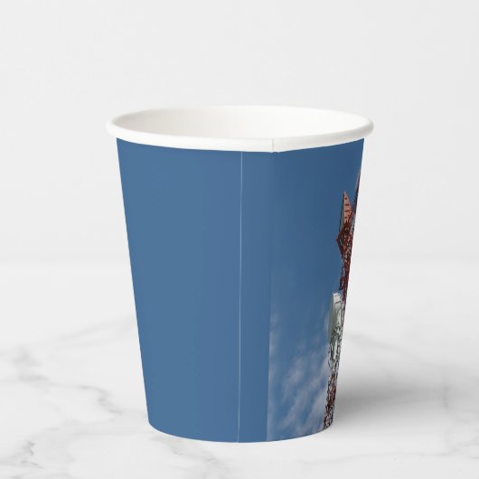 Gobelets En Papier Tour de télécommunications micro-ondes (Droite)