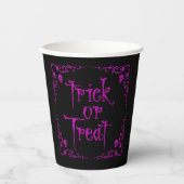 Gobelets En Papier Tour de Traitement Violet ou Farce (Recto)