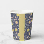 Gobelets En Papier Tourbillon floral (Gauche)