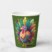 Gobelets En Papier Tourbillon personnalisé avec la Turquie (Recto)