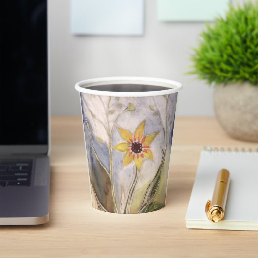 Gobelets En Papier Tournesol (Insitu)
