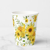 Gobelets En Papier Tournesol 8 (Droite)