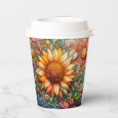 Gobelets En Papier Tournesol Dreams (Verso)