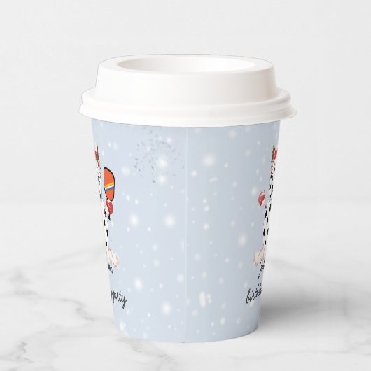 Gobelets En Papier Tournoi de Pickleball de Noël dans les Halls (Droite)