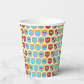 Gobelets En Papier Tournoi médiéval des Chevaliers Garçon fête d'anni (Verso)