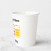 Gobelets En Papier Tout ce que je dois facturer (Gauche)