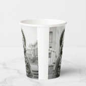 Gobelets En Papier TOUTE Anniversaire Chic White Typographie 2 Photo (Droite)