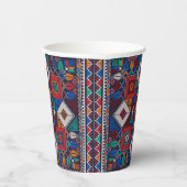 Gobelets En Papier Traditionnel Palestine Broderie tatreez coloré (Droite)