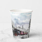 Gobelets En Papier Train (Verso)