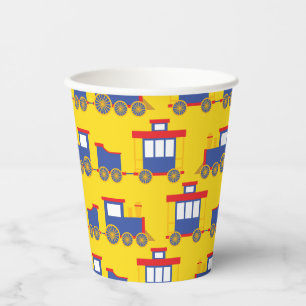 Gobelets En Papier Train Cute Choo Choo Choo Enfants 1ère fête d'an