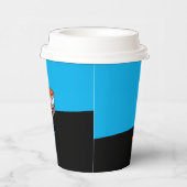 Gobelets En Papier Train d'anniversaire personnalisé (Droite)