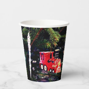 Gobelets En Papier Train et glace