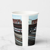Gobelets En Papier Train rouge et blanc (Droite)