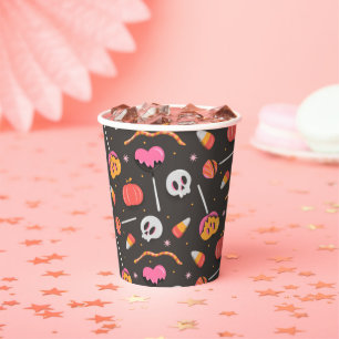 Gobelets En Papier Traitements d'Halloween