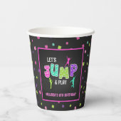 Gobelets En Papier Trampoline Birthday Paper Cup - Girl (Verso)