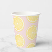 Gobelets En Papier Tranche de citron (Recto)
