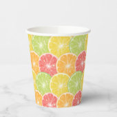 Gobelets En Papier Tranches d'agrumes (Gauche)