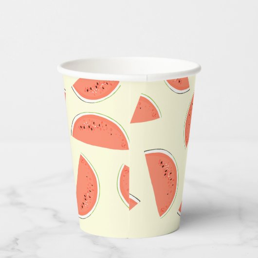 Gobelets En Papier Tranches de pastèque (Droite)