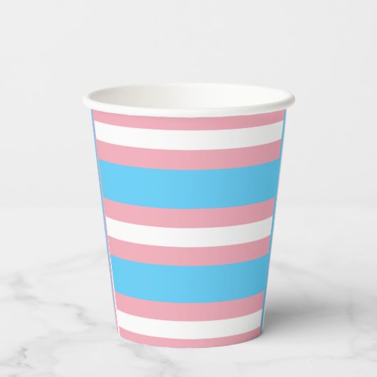 Gobelets En Papier Trans Pride ! (Verso)