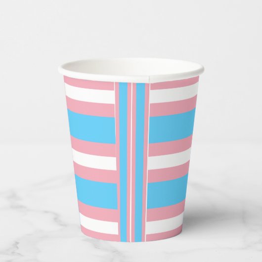 Gobelets En Papier Trans Pride ! (Droite)