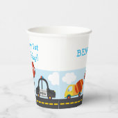Gobelets En Papier Transport 1er Anniversaire tasse de papier (Droite)