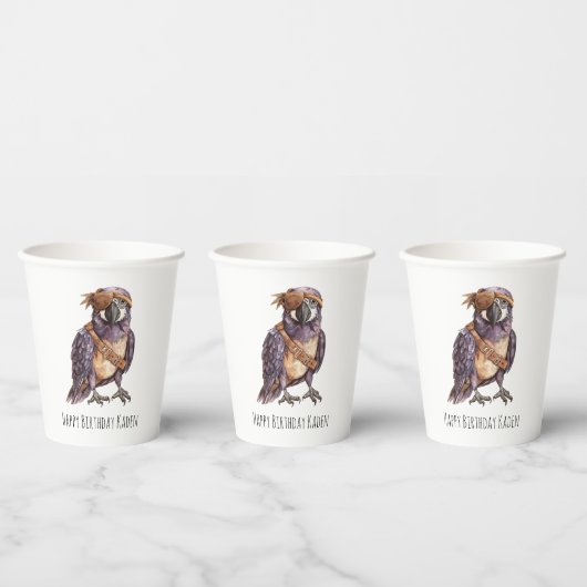 Gobelets En Papier Treasure Island Birthday (Multi)