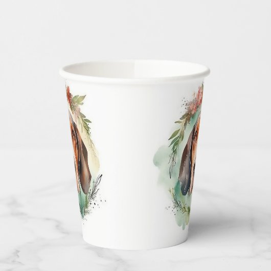 Gobelets En Papier Treeing Walker Christmas Wreath Festive Pup (Gauche)