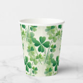 Gobelets En Papier Trèfle à quatre feuilles Saint-Patrick (Droite)