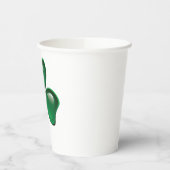 Gobelets En Papier Trèfle à trois feuilles Shamrock vert (Gauche)