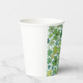 Gobelets en papier Trèfle Shamrock Bleu Vert (Droite)