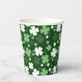 Gobelets En Papier Trèfle vert, St, jour de la Saint-Patrick (Verso)