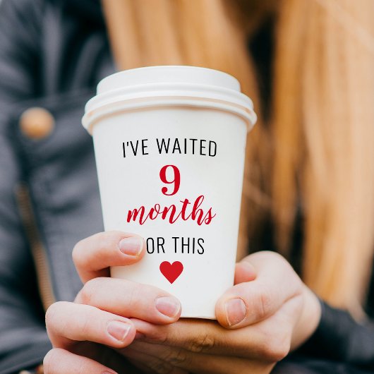 Gobelets En Papier Trendy Red Post Grossesse Drôle Citation