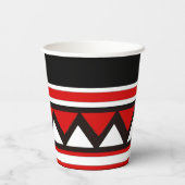 Gobelets En Papier Triangles rouges (Verso)