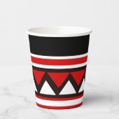 Gobelets En Papier Triangles rouges (Gauche)