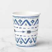 Gobelets En Papier Tribal Boho (Verso)