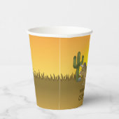 Gobelets En Papier Tricératops Dinosaur Cactus Désert Anniversaire de (Droite)