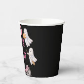 Gobelets En Papier Trick Or Three Halloween Ghost 3rd Birthday Party (Gauche)