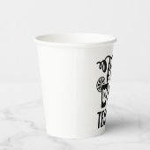 Gobelets En Papier Trick ou tequila drôle halloween boisson (Droite)