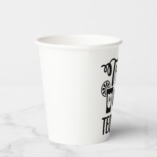 Gobelets En Papier Trick ou tequila drôle halloween boisson (Droite)