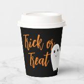 Gobelets En Papier Trick ou Treat Halloween (Recto)